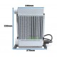 Radiador enfriador Sesino 100 Litros aceite hidráulico con electroventilador 12V