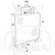 Radiador Fiat G190, Ford 8770 y 8770A