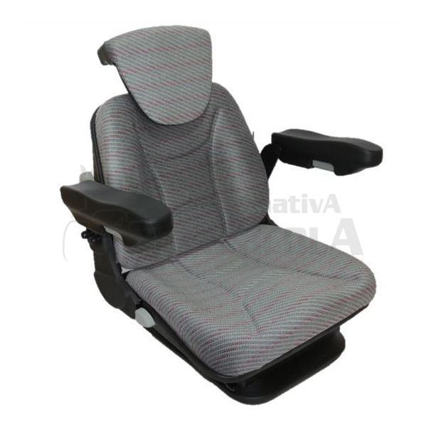 Asiento supensión neumática RM62210 tela Gris