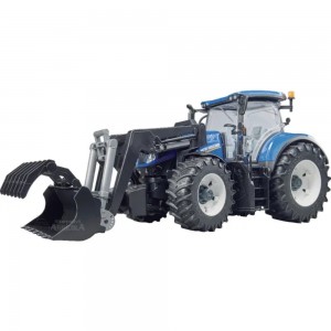 Tractor de juguete New Holland T7.315 + cargadora frontal escala 1:16 U03121