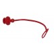 Tapón Macho para Hembra 1/2" Color Rojo
